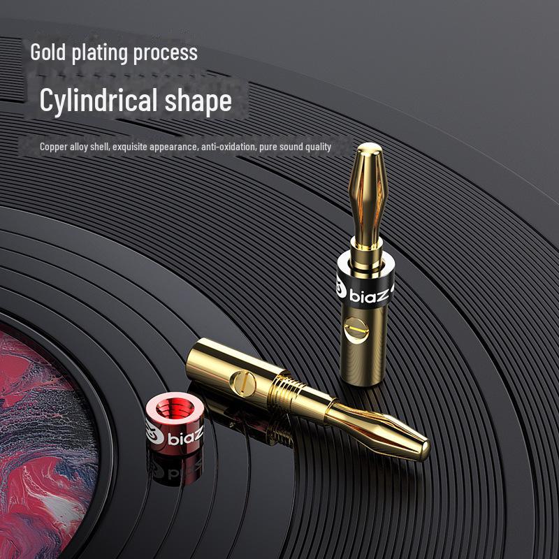 Biaz Gold-Plated Y35 Audio Cable, 4-Pack