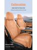 Geely Boyue L 4th Gen Car Seat Cushion: All-Season, Fully Wrapped Rams Fur Suede Saddle Pad