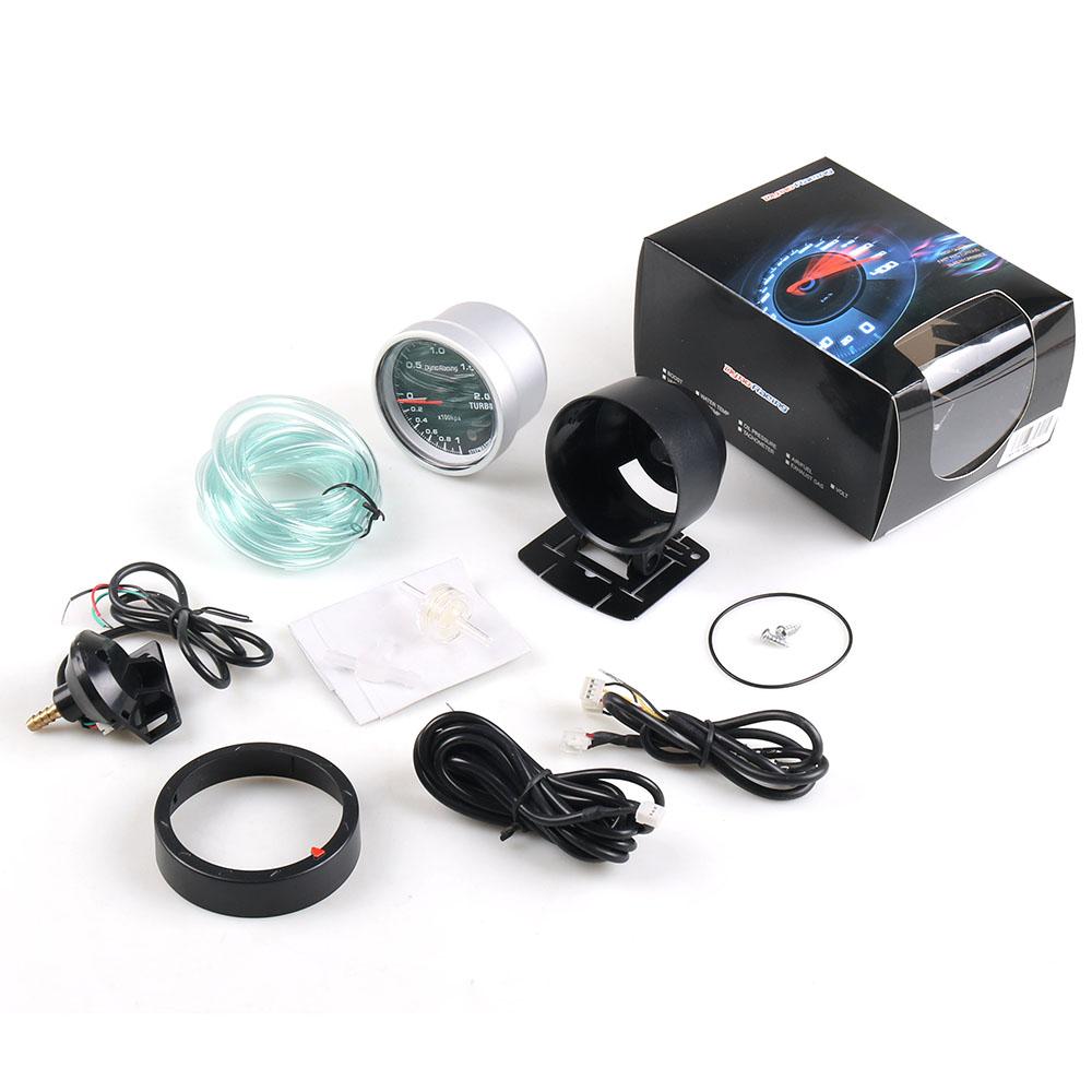 Dynoracing 60MM Volt meter Water temp Oil temp gauge Turbo Boost gauge Oil press meter Exhaust gas temp gauge EGT Vacuum gauge