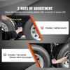 Wheel Chock Stabilizer 2 Sets for RV Travel Trailers with Ratchet Wrench
