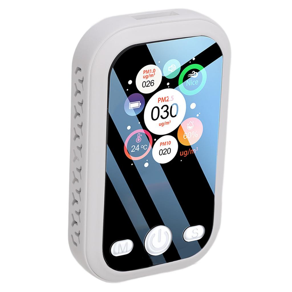 Quality Monitor PM2.5 PM10 PM1.0 Detector Humidity  LCD Display Portable     Quality Meter