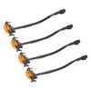 4pcs LED Front Grille Light Amber Lens IP67 Waterproof Replacement for Tacoma TRD Pro 2016‑2020