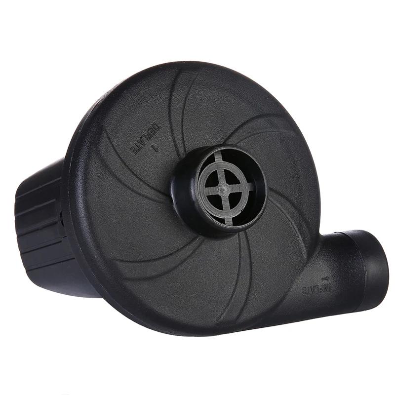 220V/12V Elektrische Aufblaspumpe Schneller Luftfüllkompressor mit 3 Düsen für Auto Camping Rettungsboje Boot Kissen