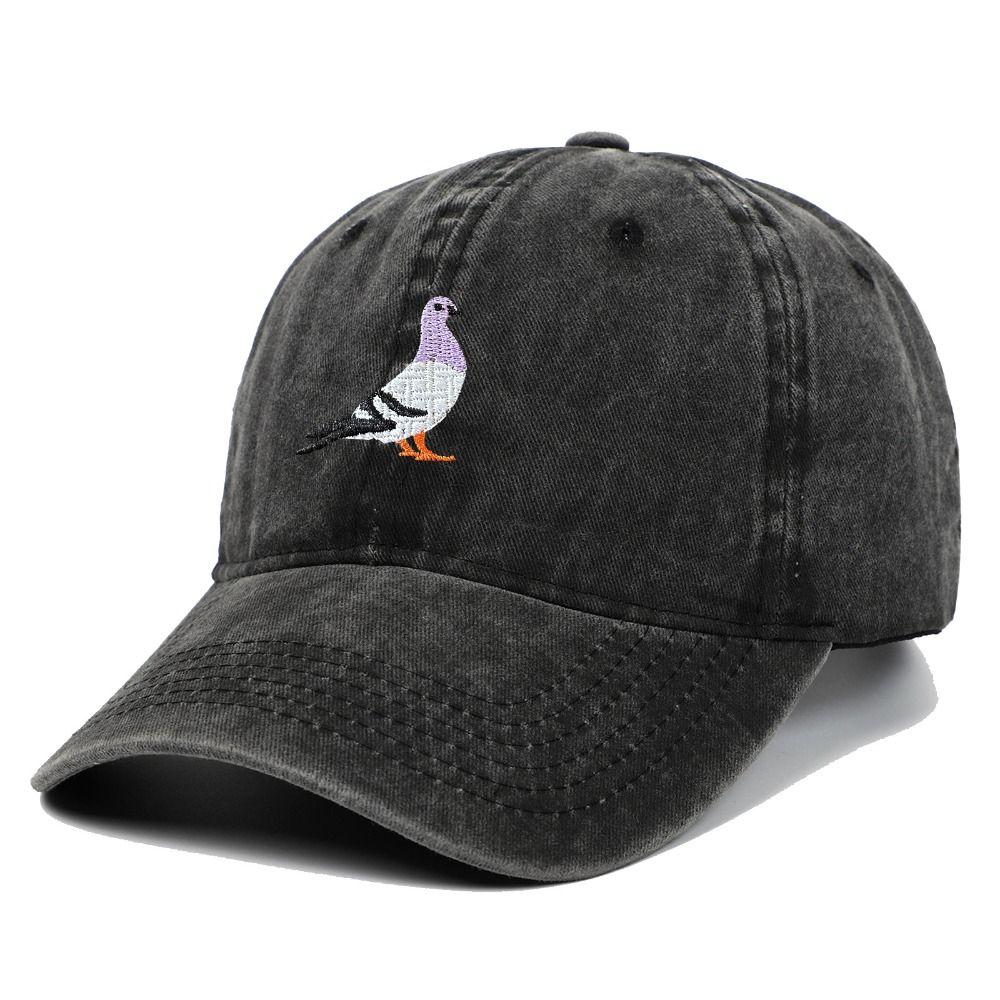 Pigeon Embroidered Summer Sun Hat Sun Protection Sports Hat Fashion Baseball Caps Outdoor Sports