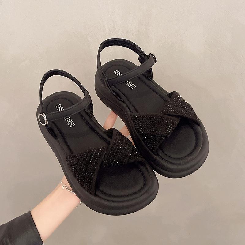 Sandals Women's Summer 2025 New Platform Women's Skirt Beach Shoes