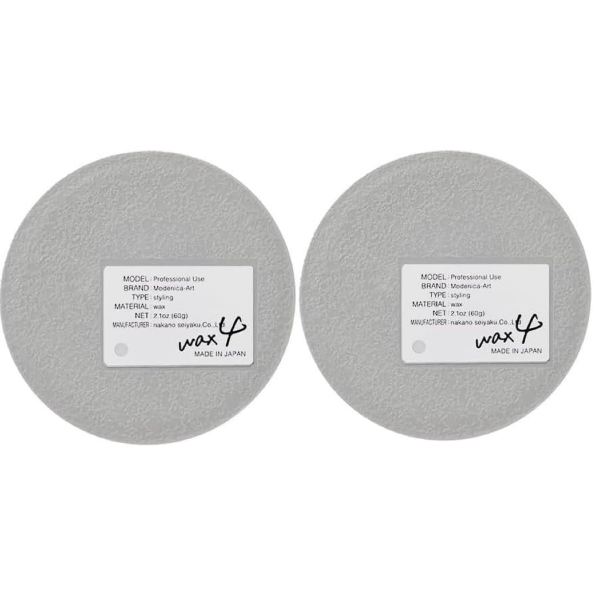(Set of 2) NAKANO MODENICA Art Wax 4 [Azabu Limited Edition]