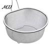 Stainless Steel Kitchenware Skimmer Strainer, Fine Mesh Slotted Spoon with Cooking Utensil for Noodles Long Handle, Rustproof Kitchen Tool Frying