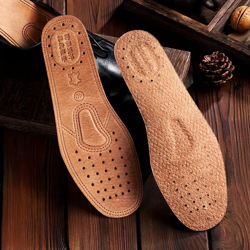 Unisex Breathable Shoe Inserts Sweat Absorbent, Odor-Resistant, Ergonomic Design for All-Day Comfort Black PU Material Durable Shoe Inserts