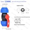 Blue Cap Quick Connect Water Pipe Fittings: No-Heat Fusion Repair Elbow, Tee, Ball Valve, Union Accessories