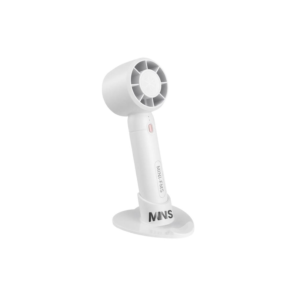 USB Rechargeable Bladeless Fan - Portable Handheld Fan with Desktop Stand for Home