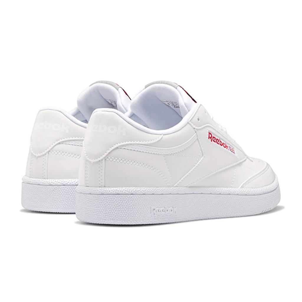 Reebok Classic Club 85 White Skate Shoes 'White Red' Unisex DV7240