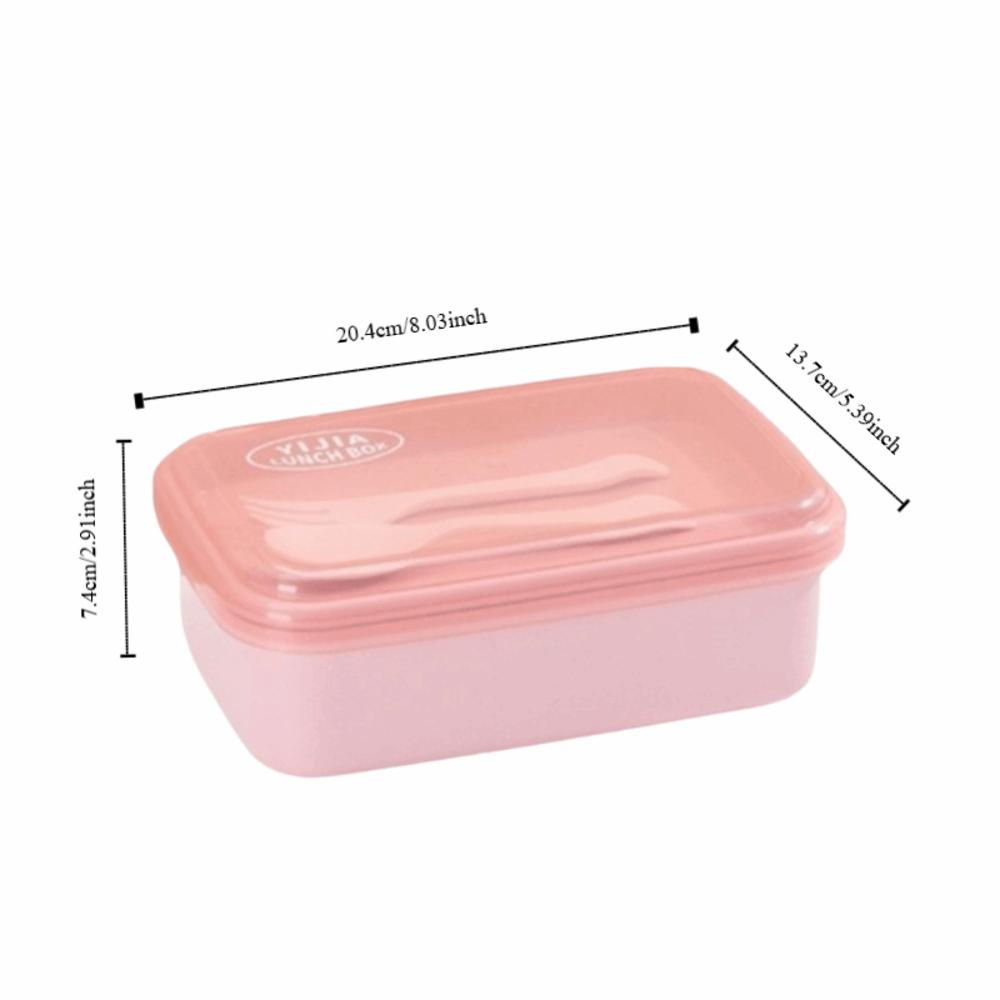 Portable Sealed Student Lunch Box Divided with Lid Food Storage Container Leak Proof Insulated Microwave Oven Lunch Box School
