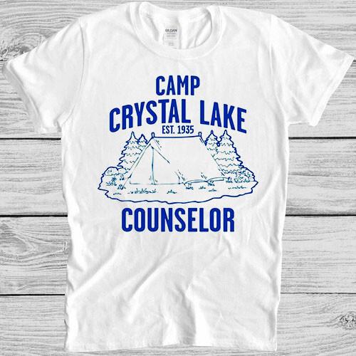 Camp Crystal Lake T Shirt 2508 Funny Cool Gift Tee S