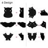 6PCS Kawaii Cat Magnetic Bookmarks - Cute Bookmark Holders for Readers, Students, Teachers & Book Lovers