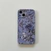 Purple Leaf Flower Imd Husa de telefon din silicon moale pentru Iphone 13 11 12 Promax Xsmax X Xr 14 Pro Max Plus Husa din spate Shell Fundas