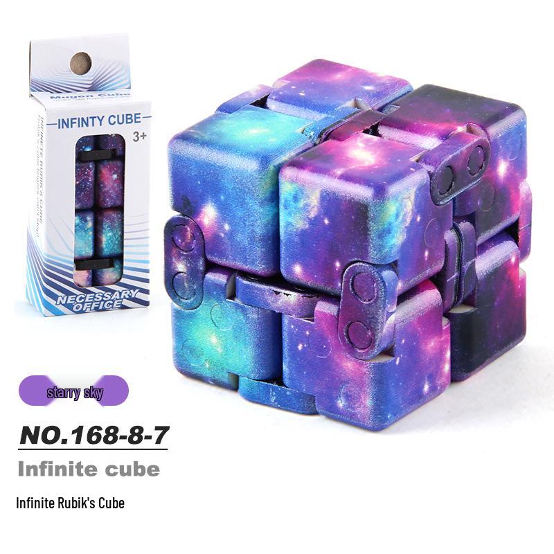 

Бесконечный куб: Двухслойная переменная игрушка-непоседа для когнитивного развития