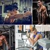 8Pcs Adjustable Pulley Cable Set Cable Gym Hose Sports Home Gym Cable Reel Device  Fitness