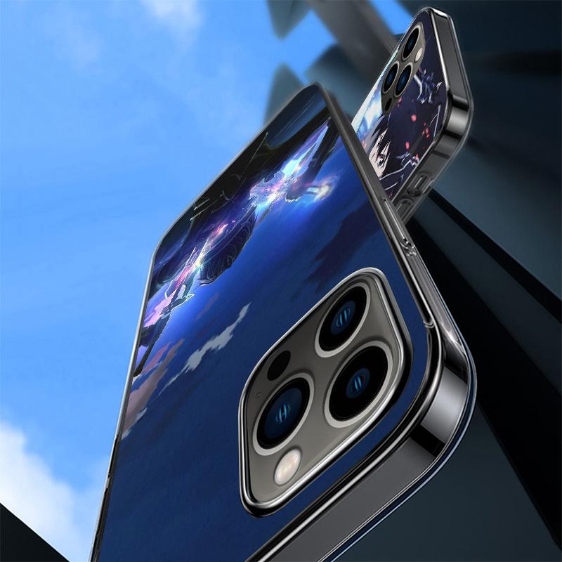 Sword Art Online Anime Cover Phone Case For iPhone 16 17 Air 15 14 Pro Max 16E Phone Case 13 Mini 12 11 7 SE 8 Print Pattern Fit