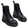 Versatile 1460 Tooling Boots Women's Hard Leather Pure Black Line Couple Short Boots Men's and Women's Leather Boots Round Head Trend Locomotive