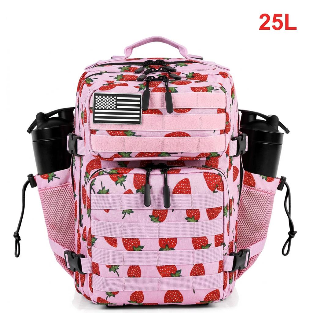 25L Tactical Backpack for Women Outdoor Travel Hiking Bug Out Bag Weekend Exercise Athletics Gym Rucksack with Dual Cup Holder