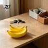 Novelty Gift for Housewarming 3D Printed Banana Storage Tray, Creative Desktop Organizer Keys Jewelry, Decorative Small Items Fruit Shaped Bowl