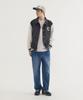 COVERNAT C-Logo Collar Varsity Jacket Charcoal