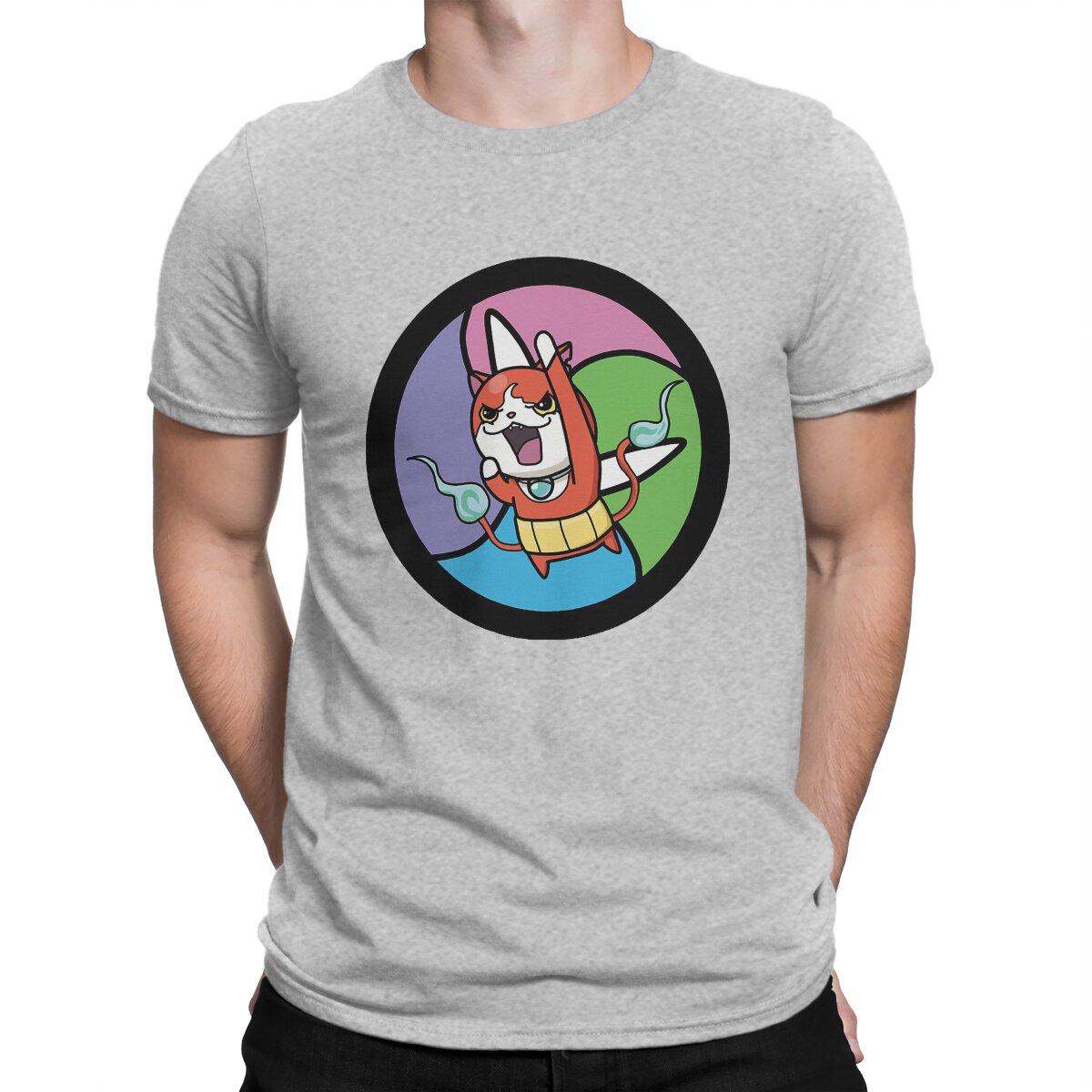 

Paws of Fury Mens T Shirts Yokai Watch Hipster Tee Shirt Short Sleeve Round Collar TShirts Cotton Gift Idea Clothing S