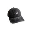 Stylish Cotton Adjustable Heart Embroidered Baseball Cap For Women Sun Protection