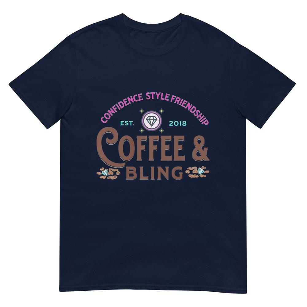Coffee And Bling Premium Triblend Tshirt S