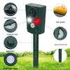 Solar Ultrasonic Animal Repeller: Infrared Cat & Dog Deterrent