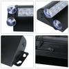 Dash Strobe Warning Light 12V 8 LEDs 3 Flashing Modes Day Running Flash Led Police Lights Car Truck Emergency Flasher