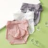 Male Summer Sexy Pure Color Ice Silk Without Trace Breathable Low Waist Triangle Briefs