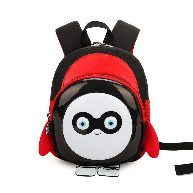 

Party Egg Kids Cartoon Large Capacity Backpack Unisex Waterproof Schoolbag чорний
