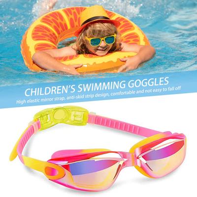 Kids Swimming Glasses Ergonomic Design Adjustable Anti-Fog UV Protection Swim Eyewear Diving Glasses