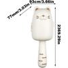 Pet hair remover roller, adhesive roller for pet hair, fun cat design, replaceable and wallmounted