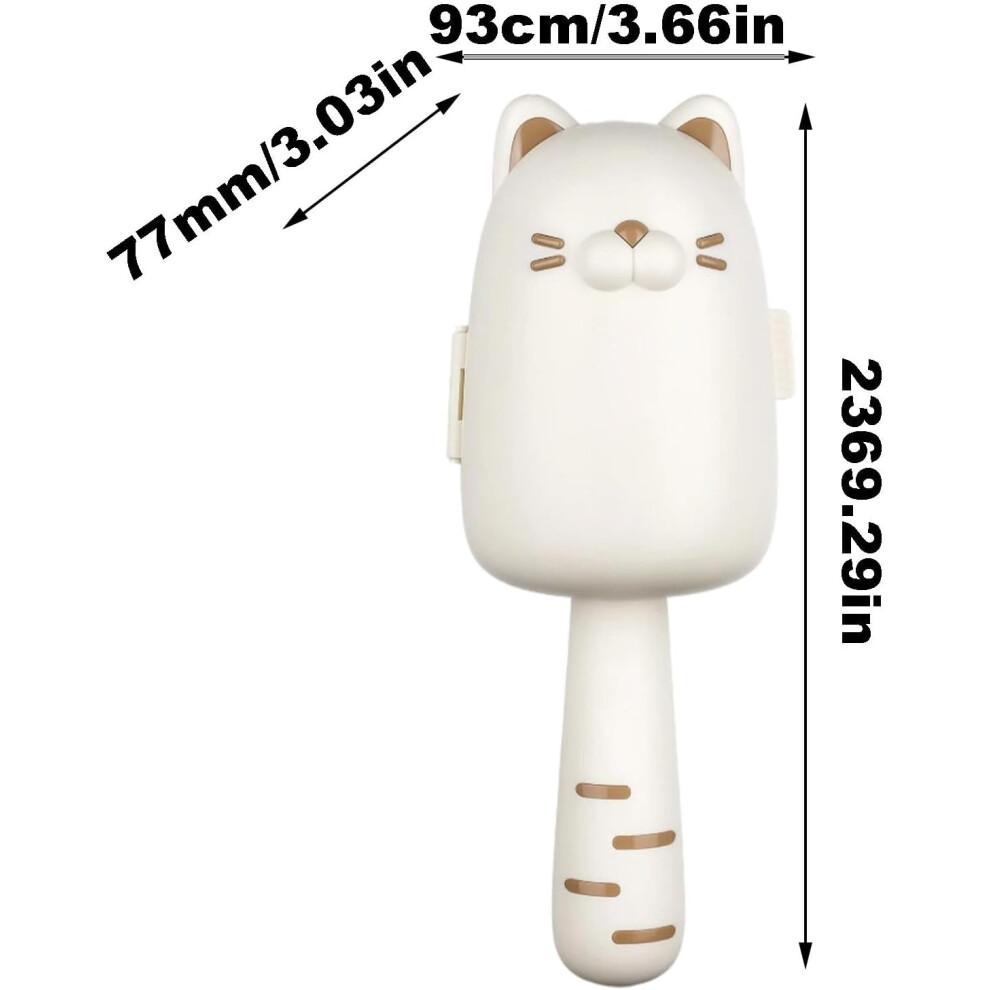 Pet hair remover roller, adhesive roller for pet hair, fun cat design, replaceable and wallmounted