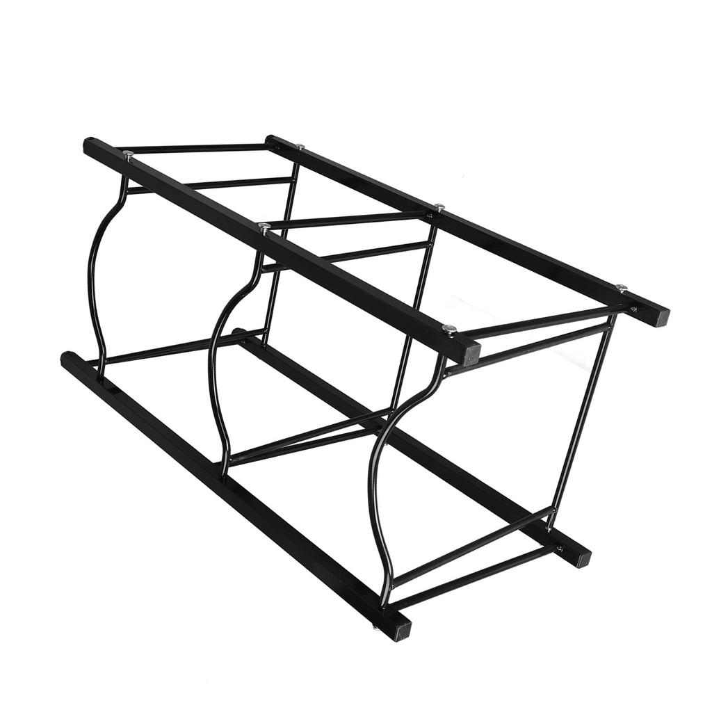 Water Bottle Jug Stand Single Row 3 Tier Water Dispenser Rack Detachable Water Storage Shelf for Home Office Black