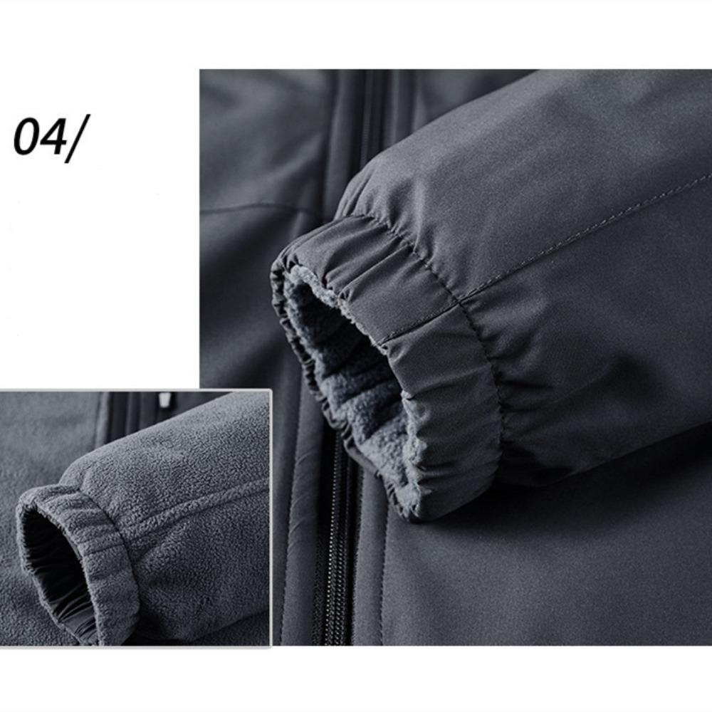 Beidseitig tragbare lässige Herrenjacke M-5XL Arbeitskleidung Trendige leichte Winterjacke Lockere Passform Stormtrooper Dickes Fleece Warm Wendemantel