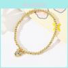 Mickey Mouse Cartoon Charm Bracelet With Zinc Alloy Jewelry For Casual Wear