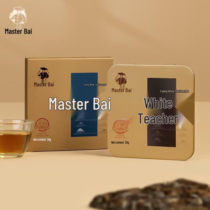 Bai Da Shi Fuding White Tea 2016 Shoumei Square Tea Slices
