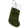 Cute Christmas Knitted Stockings Socks Candy Gift Party Favor Bag Tree Hanging Ornament Home Christmas Decoration