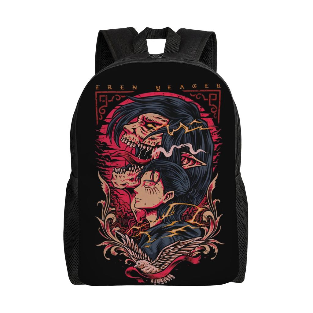 Wings of Freedom Shingeki No Kyojin  Anime Backpack Fashion High School Work Daypack Attacks on Titans Laptop Shoulder Bag Gift