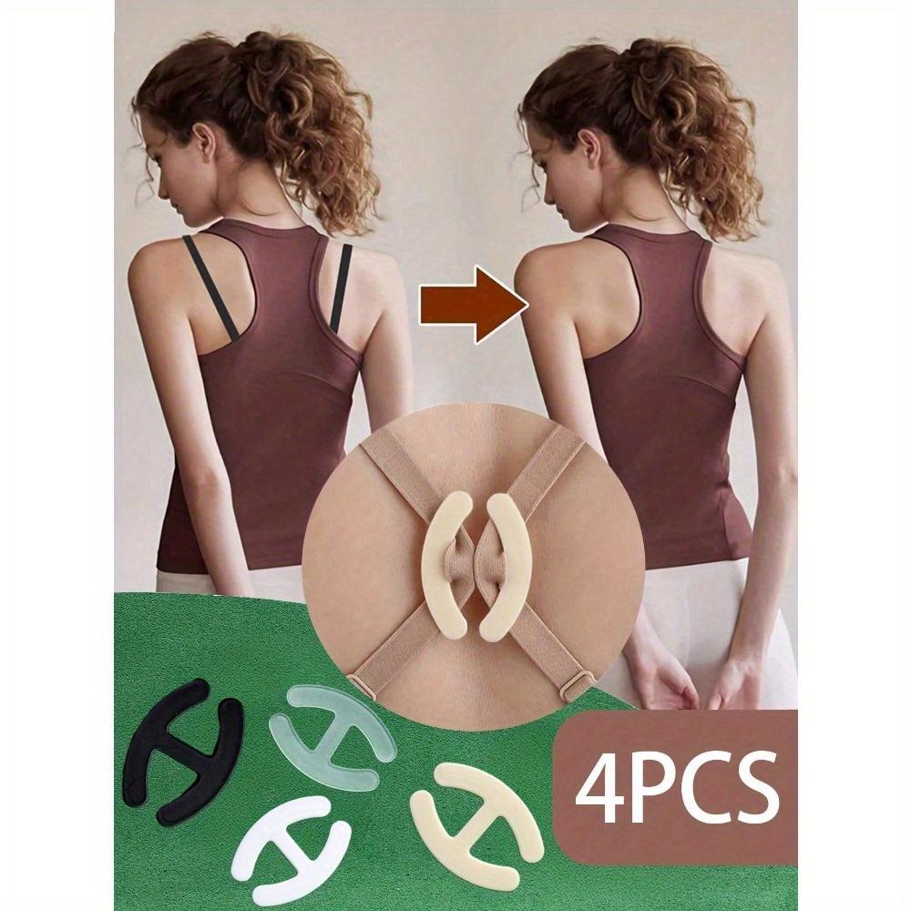 

Клипсы для бретелей бюстгальтера в форме цветка, Невидимые противоскользящие держатели для бретелей бюстгальтера, Аксессуары для женского нижнего белья, Невидимая противоскользящая пряжка для бретелей бюстгальтера one-size разноцветный