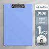 A4 Folder Manager Simple Waterproof Plastic Clipboard A4 Business School Folders For Learning Stationery Office Supplies
