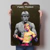 Paddy Pimblett 'The Baddy' Portrait Printed Poster Customized Wall Art Retro Vintage Metal Tin Signs for Home Office Decoration