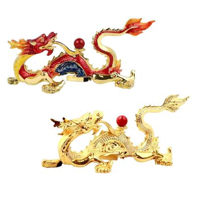 Dragon Figurine Crafts Chinese Dragon Statue Chinese Treasures Dragon Statue for Desk Bedroom Cabinet Living Room Office