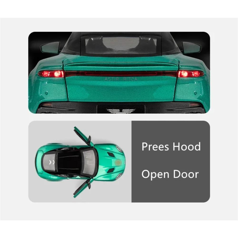 1/22 Aston Martin DBS Superleggera Alloy Sports Car Diecasts & Toy Vehicles Metal Car Model Simulation Collection Toys Gift