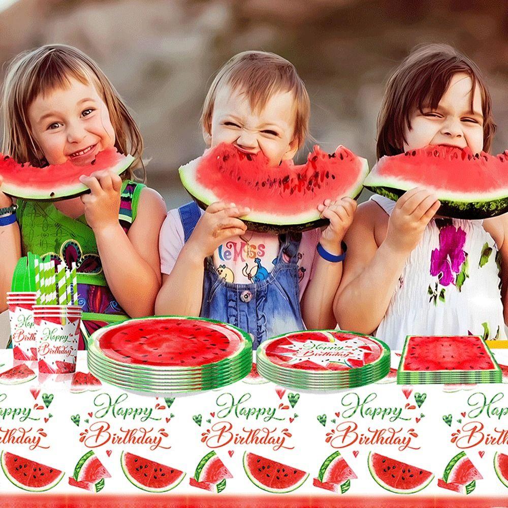 Cups Plates Napkins Tablecloth Disposable Paper Tableware Baby Shower