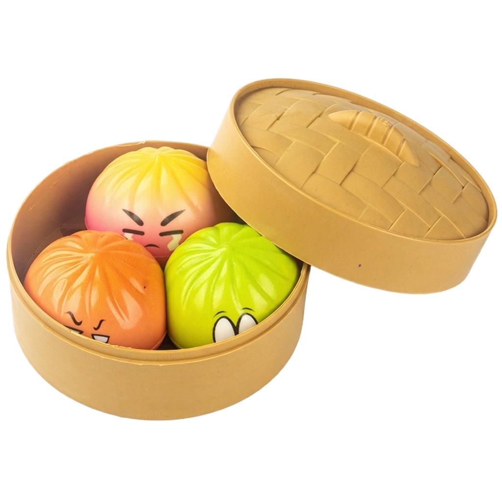 Cartoon Dumplings A Stress-relieving Pinching Device