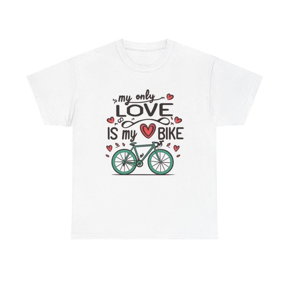 My Only Love Is My Bike Graphic T Shirt Retro Unisex Heavy Cotton Tee Unisex T-Shirt XXL